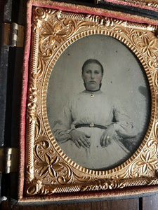 ID'd Civil War Soldier & Wife Missouri or Arkansas, 1860s