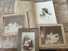 Load image into Gallery viewer, Lot of Old Photos including CDVs &amp; Cabinet Cards

