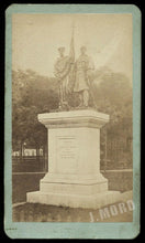 Load image into Gallery viewer, CDV Photo of Civil War Soldiers &amp; Sailors Monument Statue in Erie Pennsylvania

