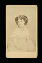 Load image into Gallery viewer, CDV Photo Pretty Lotta Crabtree California Gold Rush Girl - Unpublished? 1800s
