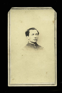 1860s Civil War Soldier ,Dalzell's Secretary, Washington DC Photographer Crosbie