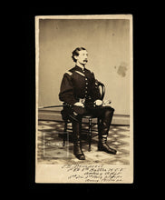 Load image into Gallery viewer, CDV of Identified Civil War Soldier James H. Demarest - Signed
