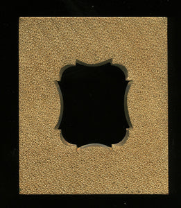 1/6 Cartouche Small Window Daguerreotype Mat