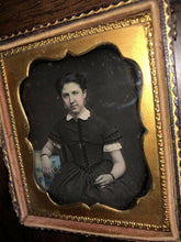 Load image into Gallery viewer, 1/6 Daguerreotype Pretty Woman, Tinted Gold Jewelry
