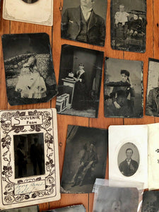 Big Lot of 39 Tintypes Antique Photos