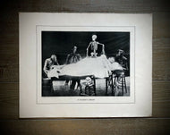 Antique Early 1900s Dissection Cadavers Anatomy Skull Skeleton Macabre VTG Rare