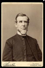 Load image into Gallery viewer, 1880s Photo Vicksburg Mississippi Photographer Civil War Confederate Chaplain?
