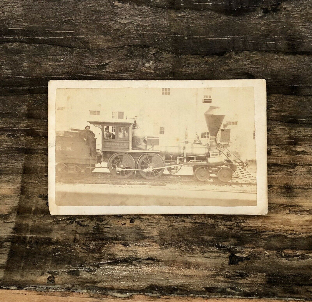 Rare 1860s Train / RR CDV Photo Pennsylvania Railroad