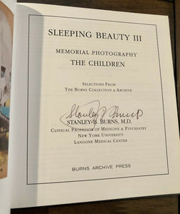 Sleeping Beauty III Post Mortem Photo Book SIGNED By Dr Stanley Burns