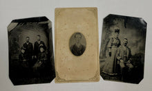 Load image into Gallery viewer, Lot of 3 Antique Campbell Court House Virginia Tintype Photos
