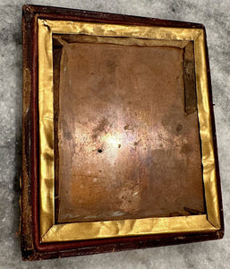 1/6 Daguerreotype ID'd Culbert Siblings Family TRAGEDY Boy Drowned in Lake NY
