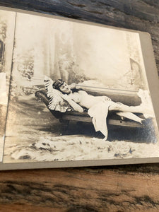 Rare Nude / Topless Woman 1890s 1900s Antique Stereoview Photo / Risque