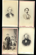 Load image into Gallery viewer, RARE Lot of 4 Antique CDV Photos by South America Photographer Venezuela 1800s

