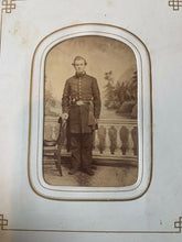 Load image into Gallery viewer, Album with CDV Photos &amp; Civil War Soldier
