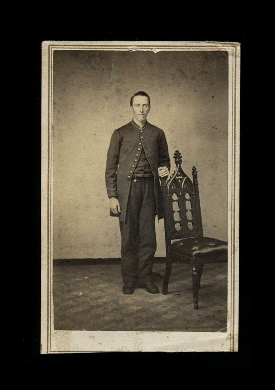 Civil War Soldier 1860s CDV Photo