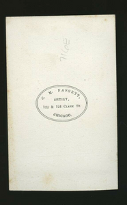Parson Brownlow by Fassett Lincoln Family Photographer 1860s CDV