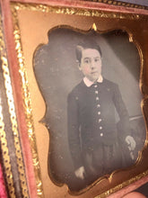 Load image into Gallery viewer, 1850s Daguerreotype of a Boy, Full Case
