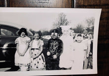 Load image into Gallery viewer, Vintage Halloween Costume Snapshot Photos Cats &amp; Skeleton Masks
