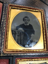 Load image into Gallery viewer, Two Tintypes In Cases Man &amp; Boy
