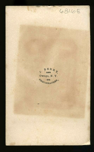 Rare Signed / Autographed CDV Photo of JOHN B GOUGH Temperance Orator, 1860s