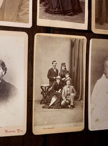 Lot Of 23 CDV Photos 1860s 1870s