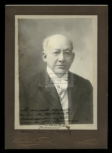 Signed Photo Manuel Sánchez Marble, Mexican Newspaper Editor Politician