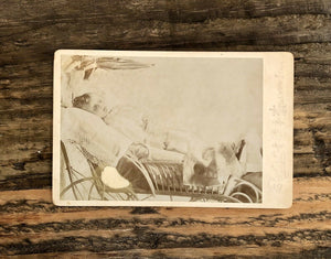 Post Mortem Cabinet Card, Iowa, 1890s