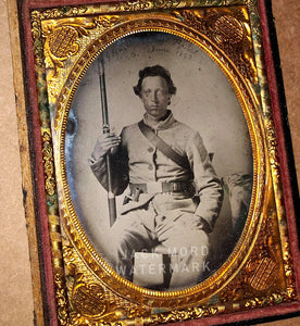 ON HOLD Museum Quality Armed ID'd Confederate Civil War Soldier - 6th FLORIDA Infantry, POW