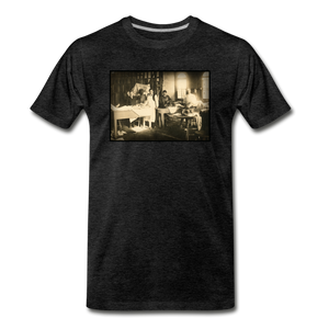 The Living & The Dead (Premium Shirt) - charcoal gray