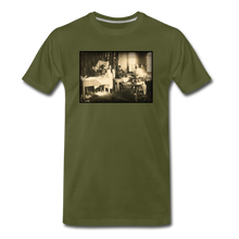 Load image into Gallery viewer, The Living &amp; The Dead (Premium Shirt) - olive green
