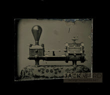 Load image into Gallery viewer, Very Rare Miniature Gem Tintype STEAM PUMP PATENT MODEL 1860s Photo
