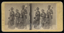 Load image into Gallery viewer, RARE AFRICAN AMERICAN BOYS 1800S GEORGIA STEREOVIEW PHOTO BLACK OCCUPATIONAL 3D
