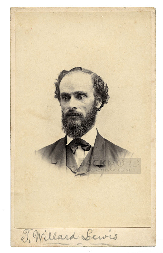 Rare 1860s CDV Photo Freed Slave Missionary Methodist Reverend T. Willard Lewis