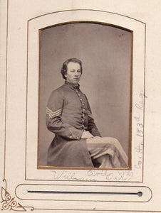 Civil War Soldier SGT WM. ORR 153RD NEW YORK VOL. INFANTRY 1860 CDV Photo - WIA?